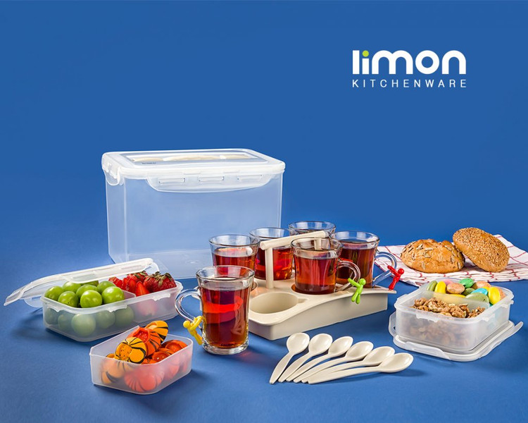 سرویس چای و صبحانه خوری مسافرتی لیمون 6 نفره کد 430